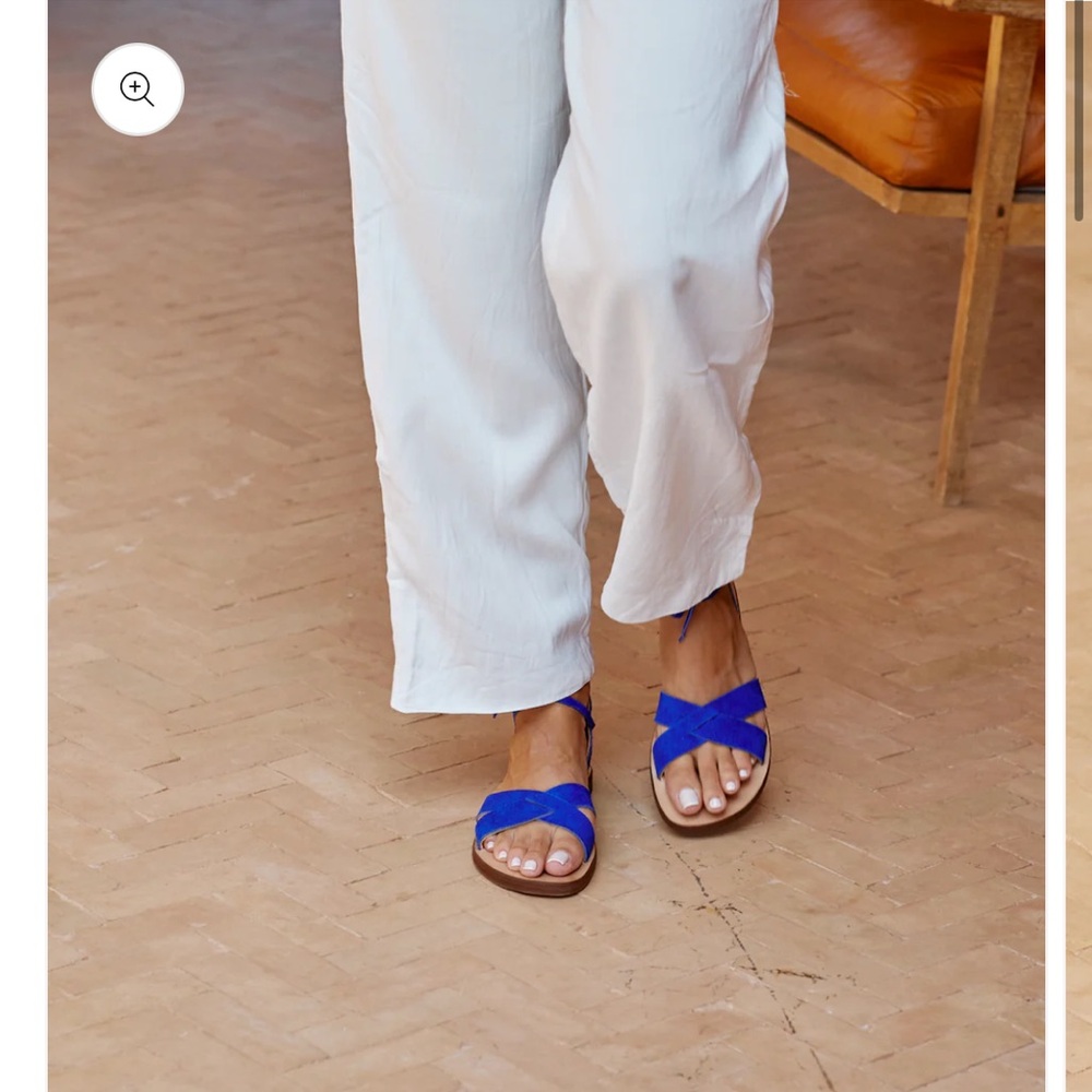 Blue Moroccan Sandals